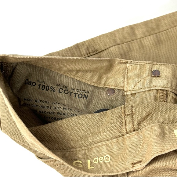 GAP 1969 JEANS MENS 30x32 SLIM fit khaki casual jeans - Picture 5 of 6